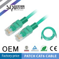 SIPU grátis amostra fábrica preço 24AWG UTP CAT6 cabo rede LAN Ethernet cabo Cat6 cabo de remendo 2m 3M 5M